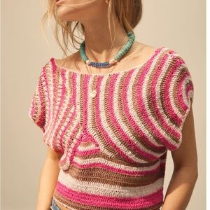 Anthropologie Crochet  Sweater